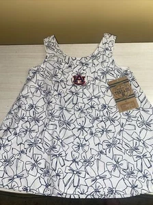 Auburn AU Tigers weiß schwarz Schleife Kleid Kleinkind Mädchen 24 Monate War Eagle - Bild 1 von 6