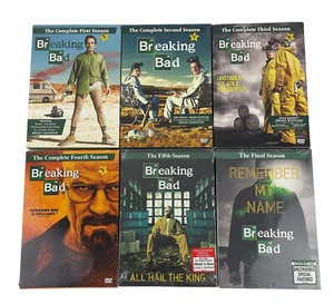Breaking Bad Complete Seasons 1-6 1,2,3,4,5,6 DVD Lot Seasons 5/6 are New Sealed - Picture 1 of 13