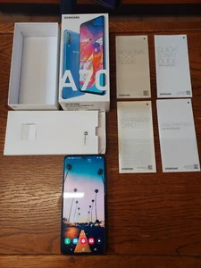 Samsung Galaxy A70, 128GB, 6GB RAM, Blau, Ohne Simlock, Dual Sim - Bild 1 von 3
