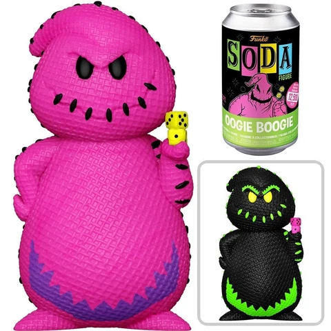 Funko Soda Oogie Boogie Nightmare Before Christmas Blacklight Full Case Cover