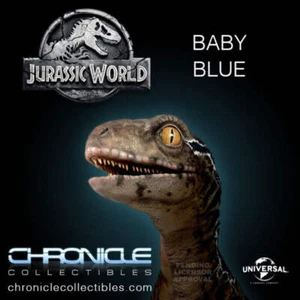CHRONICLE Jurassic World Raptor Baby Blue 1:1 Scale Life Size Statue Figure NEW - Picture 1 of 5