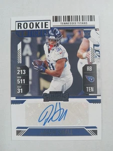 Boleto de novato pequeño Panini Contenders Jabari 2024 automático Titans #201 - Imagen 1 de 2