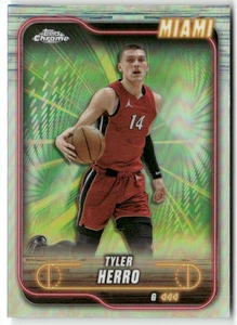 2025 Topps Chrome NBA Basketball No. 79 Tyler Herro Refractor - Bild 1 von 2