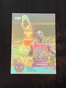 Michael Jordan Insert 1992-93 Upper Deck AW9 MVP Hologram - Bild 1 von 2