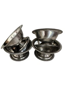 Vollrath Japan Tazze Gelato Acciaio Inox Vintage Coupè X 4 Retrò  - Foto 1 di 6