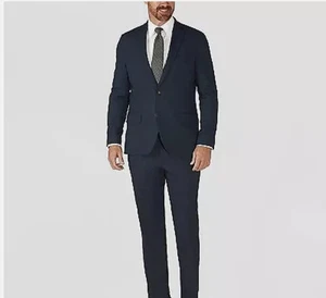 Haggar H26 Herren Big & Tall Tailored Fit Premium Stretch Anzugjacke - BLAU 48R - Bild 1 von 4