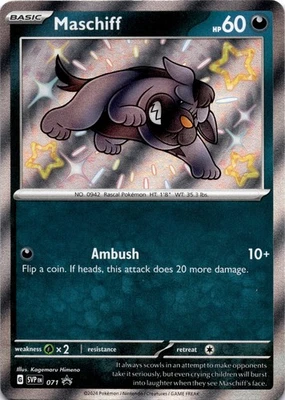 Maschiff - Promo SV: Scarlet & Violet Promo Cards 071 NM - Image 1 of 2