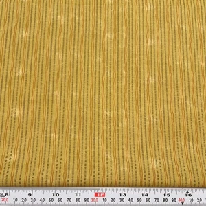 Sweet Potato Pie by Sandy Gervais Moda Striped Cotton Fabric HALF YARD Remnant - Picture 1 of 2