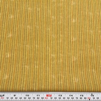Sweet Potato Pie by Sandy Gervais Moda Striped Cotton Fabric HALF YARD Remnant - Image 1 of 2