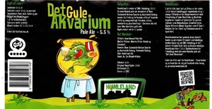 Danish Beer Label Humleland - Det Gule Akvarium - Picture 1 of 1