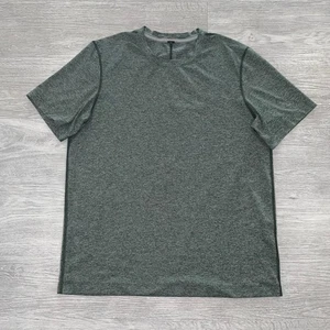 Lululemon Soft Jersey Kurzarm T-Shirt Stretchy Shirt Herren L Meliert Grün - Bild 1 von 8
