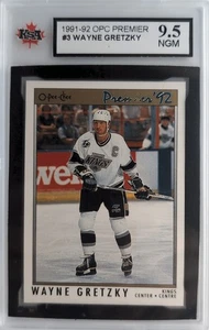 1991-92 O-PEE-CHEE PREMIER #3 WAYNE GRETZKY KSA 9.5 LOS ANGELES KINGS HOF - Picture 1 of 2