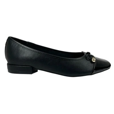 Jones New York Women's Marios Cap Toe Flats Slip On Black Smooth Size 7.5M - Image 1 of 4