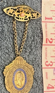 Antiguo Pin Guardia Nacional Coral 1916 Victoriano Pennsylvania State Camp 50th - Imagen 1 de 19