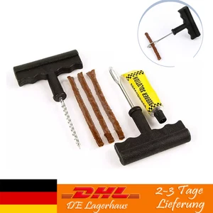 6-tlg Reifen Reparatur Set Flicken Satz Auto Reifen Pannenset Roller Motorrad - Bild 1 von 10