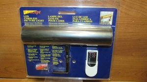 Concept 8" Wide Black Finish Cordless LED Picture Light w/ Remote 103L New - Picture 1 of 9
