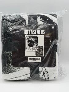 The Last of Us Black and White Polyester Throw Blanket 50X60 - New Sealed - Picture 1 of 6