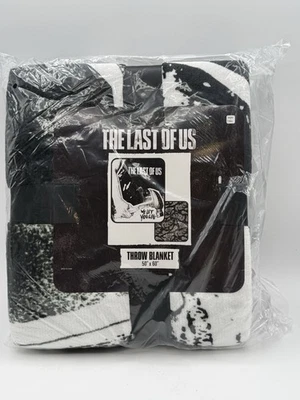 The Last of Us Black and White Polyester Throw Blanket 50X60 - New Sealed - Image 1 of 4