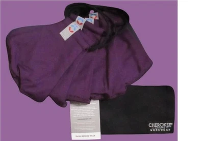 Máscara lavável Cherokee Workwear antimicrobiana/barreira de fluidos berinjela preta marinha - Imagem 1 de 4