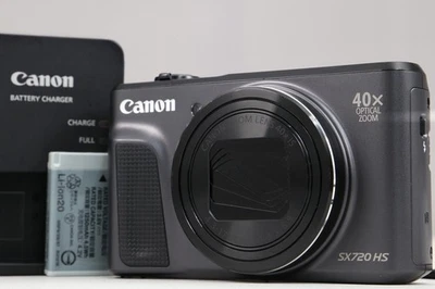Near Mint Canon PowerShot SX720 HS Black w/Battery English OK - Image 1 of 4