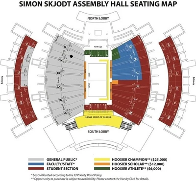 Indiana University vs Penn St Hombre NCAA Baloncesto Foto 1 de 2