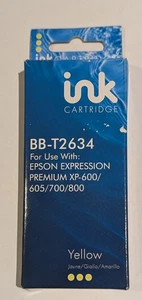 T26 Gelb. Kompatible Tintenpatrone für Epson Expression T2634. NEU. - Bild 1 von 2