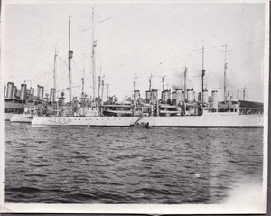 VINTAGE PHOTOGRAPH DESTROYER DD-130 WW1 NAVY WAR SHIP SAN DIEGO CALIFORNIA PHOTO - Picture 1 of 1