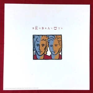 THE REMBRANDTS: RARE RECORD STORE PROMOTIONAL ALBUM FLAT 12"X 12” 2-sided Poster - Picture 1 of 2