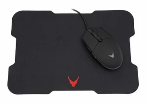 Varr Gaming Mouse and Mousepad/Mat Set, Gaming Mouse: Wired USB Mouse (Black/... - Picture 1 of 1