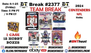 NEW YORK JETS 2024 NFL Contenders Football Hobby CASE 12 BOX #2377 - Picture 1 of 1