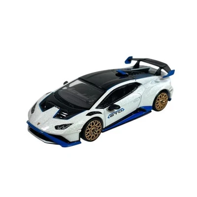 Modellino Auto Mini GT 1/64 Lamborghini Huracan STO Bianco Asopo - Immagine 1 di 4