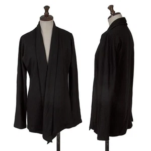 Yohji Yamamoto FEMME Wolle Nylon Knopfloser Strick Cardigan Gr. M (K-149978) - Bild 1 von 11