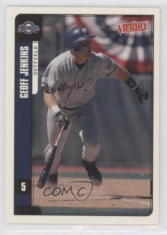 2001 Upper Deck Victory Geoff Jenkins #302 - Image 1 of 2