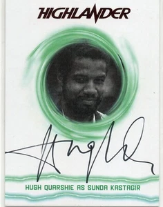 Tarjeta autógrafa Highlander 2024 Expansion: BWHQ2 Hugh Quarshie as Sunda #27/38 - Imagen 1 de 1
