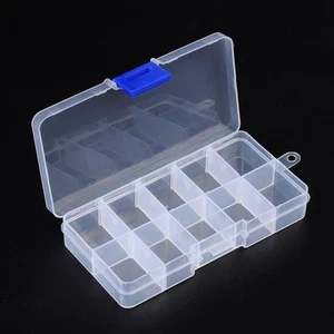 Organizador de joyería de plástico extraíble divisor de 10 rejillas de 15 unidades - Imagen 1 de 3