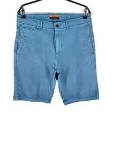 Scotch & Soda Chino Blue Bermuda Shorts Men Size W30 - Picture 1 of 7