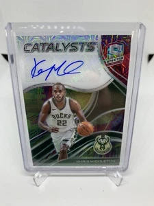 2020-21 Panini Spectra Khris Middleton Auto /25 - Picture 1 of 2