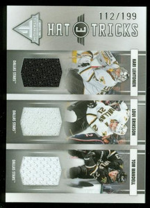 2011-12 Titanium Hat Tricks #26 Kari Lehtonen/Loui Eriksson/Tom Wandell Jsy/199