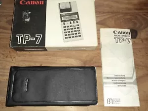 Calculatrice CANON TP-7 pocket Printer - Photo 1/5
