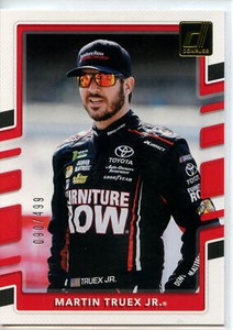 2018 Donruss Racing NASCAR GOLD FOIL Variation #49 Martin Truex Jr #90/499