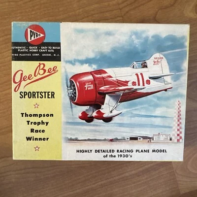 1/32 PYRO Gee-Bee Sportster  Thompson Trophy Racer All Parts  Vintage 1958 - Image 1 of 4