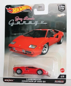 Hot Wheels Car Culture Jay Leno's Garage rot LAMBORGHINI COUNTACH LP 5000 QV ~ Neu in Verpackung - Bild 1 von 2