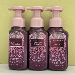 (3) Bath & Body Works A THOUSAND WISHES Gentle & Clean Foaming Hand Soap NEW - Picture 1 of 2