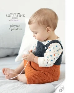 CLECKHEATON BABY PLAYSUIT & PINAFORE #418 PATTERN LEAFLET - Picture 1 of 2