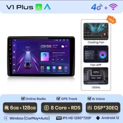 Autoradio Dacia Duster-Renault Arkana 2019-2021 6G+128GB Carplay Wireless - Bild 1 von 4