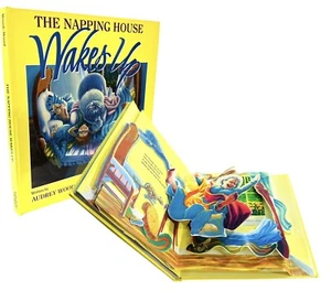 The Napping House Pop Up Book 1st Ed., Autographed Audrey / Don Wood Rare New - Foto 1 di 6
