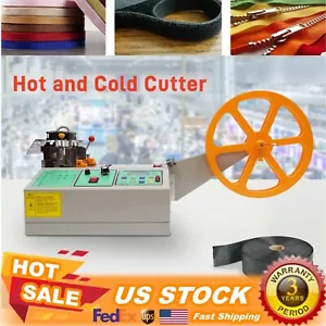 Webbing Cutting Machine Automatic Hot & Cold Tape Cutter for Elastic Band 280W - Picture 1 of 24