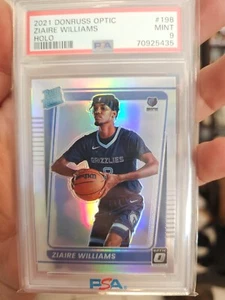 2021 Donruss Optik Zaire Williams Holo Psa9 - Bild 1 von 2