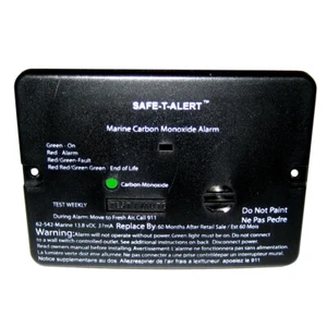 Safe T Alert 62 Series Alarmas Monóxido de Carbono Negro 12V - Imagen 1 de 1
