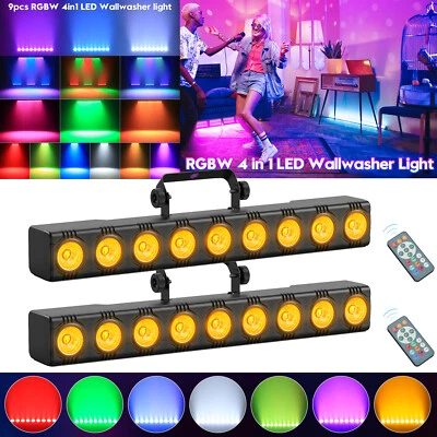 2X 135W RGBW Stage Light Bühnenlicht LED Wallwasher Partylicht Bar DMX Live Show - Bild 1 von 4